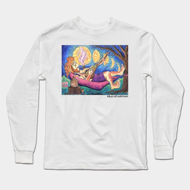 Boris Bon Bigfeet Long Sleeve T-Shirt by Austin Floyd Artwork